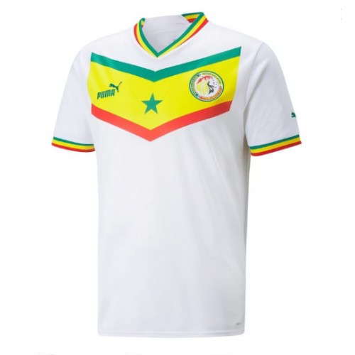 Fotballdrakt Herre Senegal Hjemmedrakt VM 2022 Kortermet